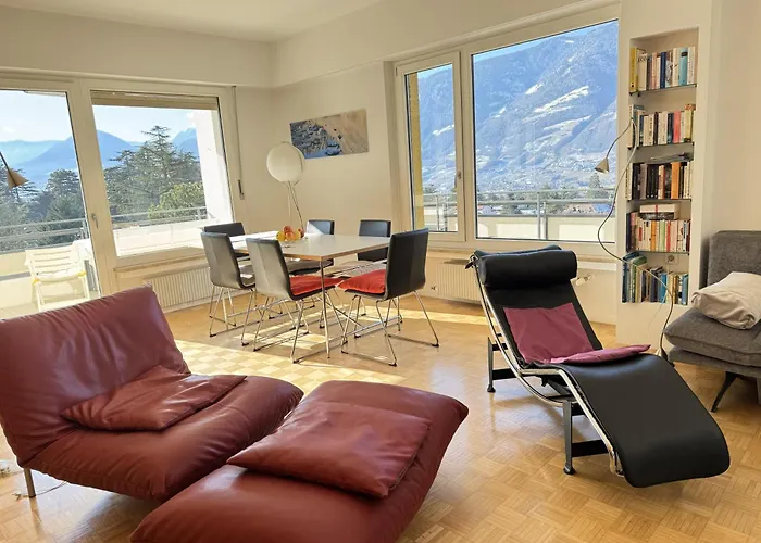Meranea- Sonnig - Ruhig - Elegant - Ideal Zum Länger Bleiben - Schnelles Wlan Apartment Meran
